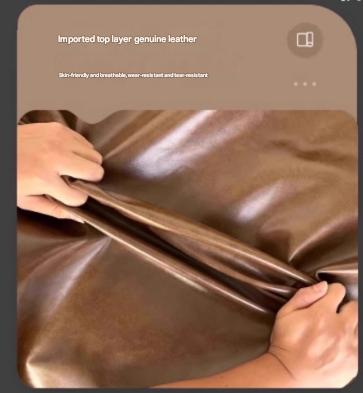 Double bed retro high-end wear-resistant and scratch-resistant microfiber leather Italian style
