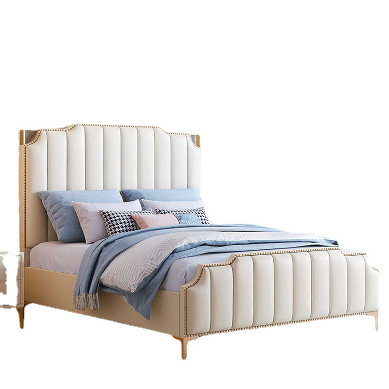 Children's bed Princess bed Solid wood bed Double bed Large storage cabinet Simple light luxury style